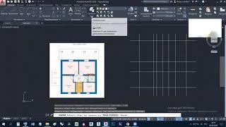 план дома в AutoCAD