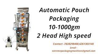 Automatic pouch packaging !! Grains Granules Pulses items Packaging Machine