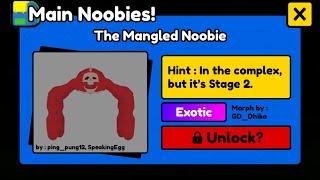 How to get MANGLED NOOBIE in FIND THE NOOBIE MORPHS (Roblox)