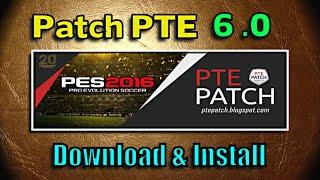 [PES 2016] Patch PTE 6 : Download + Install on PC