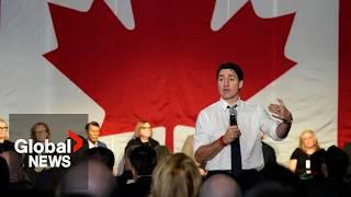 Trudeau heard on hot mic saying Trump's plan to annex Canada "a real thing"