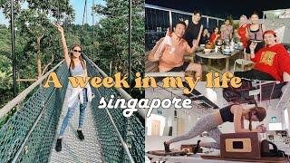 A week in my life in  | Singapore National Day, Pilates & Hiking with friends