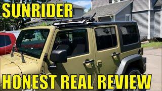 Honest Review of the Bestop Sunrider For Hardtop for the Wrangler and Gladiator - Pro's and Con's