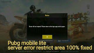 how to run Pubg mobile lite | server connection dns     restricted area error fixed 100%