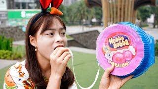 Trò Chơi Ăn Kẹo Hubba Bubba Khổng Lồ  BIBI TV 