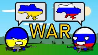 Russia VS Ukraine #countryballs