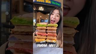 I found Vietnam Town’s BEST Pandan Waffle #sanjose #bayarea #waffle