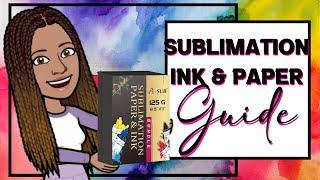 How to use A-Sub Sublimation Paper and Ink Bundle