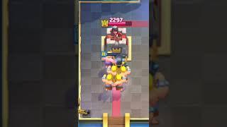 Can Mini Pekka + Barbarians 3 Crown? #shorts #clashroyale