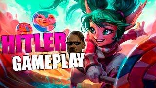 HITLER GAMEPLAY | POPPY REWORK | HITLER PLAYING LEAGUE OF LEGENDS