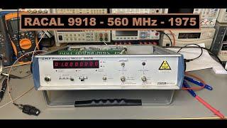 TA-0403: Racal 9918 Frequency Counter Repair 1 - Test and Debug