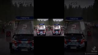 WRC9 ps4 vs ps5#shorts