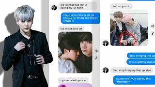 BTS YOONMIN TEXT - Jealous Yoongi || YoonMin AU