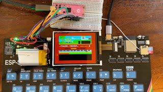 ESP32 Touch Spectrum - Battery and Expansion port test.