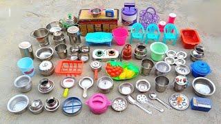 6 Minutes Satisfying with Unboxing Hello Kitty Sanrio KitchenSet| Mini Kitchen Set