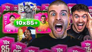 WER erreicht MEHR mit 10x85+ PACKS in 1 STUNDE auf NEUEM ACCOUNT ?!  (ACCOUNT BATTLE )