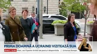 Olena Zelenska se află într-o vizită în SUA