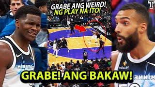 Ito na ata ang "PINAKA WEIRD NA PLAY SA NBA!" ngayong araw! , Kumunot ang noo ni Anthony Edwards!