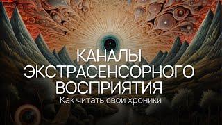 КАНАЛЫ ВОСПРИЯТИЯ. КАК ПОНЯТЬ КАКОЙ КАНАЛ РАЗВИТ У ТЕБЯ