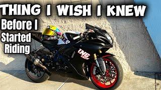 7 Things I Wish I Knew Before I started Riding Motorcycles