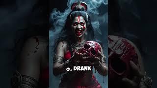 Kali’s Dark Power Unleashed! ️ #legends #scary #horrorstories #scarystories #horror #mythology