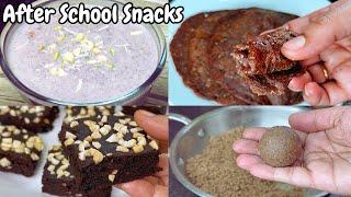 స్కూల్ నుండి రాగానే తినడానికి 4 రకాల Healthy Snacks Recipes in Telugu| Ragi Pindi Recipes in Telugu
