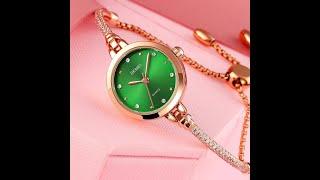 SKMEI 1805 Green Dial Ladies Watch || Easy Shopping Zone || Bangla Watch Tutorial ||