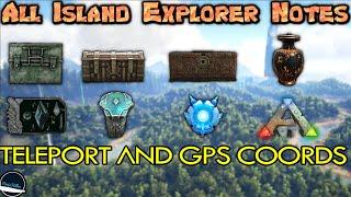 All Island Explorer Note locations in Ark Survival Evolved