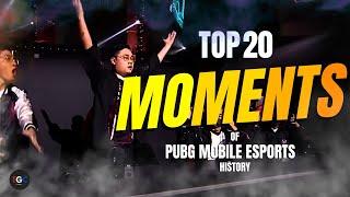 The Top 20 Moments of PUBG MOBILE Esports History!