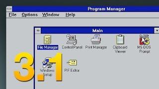 A Tour of Windows 3.1 - Software Showcase