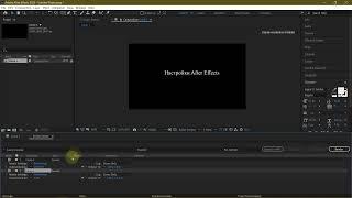 After Effects сохранение настроек рендера(афтер эфектс)