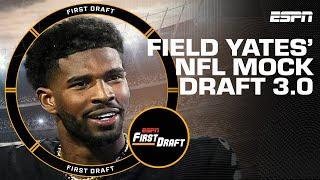 FIELD YATES' NFL MOCK DRAFT 3.0! Top-10 breakdown with Mel Kiper | First Draft 