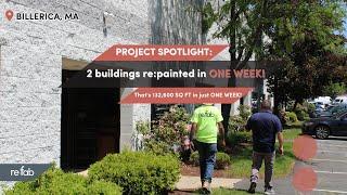 Project Spotlight: TWO Buildings, 132,600 SQFT, repainted in ONE WEEK!