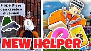 New Helper in Jailbreak New Prison Update | Roblox