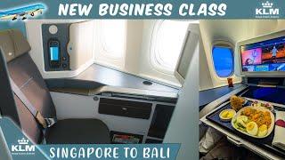 KLM Business Class on 5th freedom route | Singapore to Denpasar-Bali