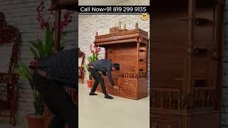 #woodentemple #mandirdesign #mondir #poojamandir #explore #goviral #ytshorts #aarsun