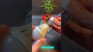 Make a self - made and convenient emergency lamp holder
