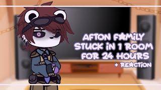 Afton family stuck in 1 room for 24 hours + reacts to their lifes | GCV | FNaF | AU