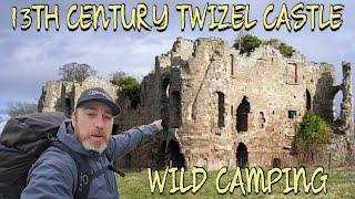 13TH CENTURY CASTLE WILDCAMP!! Twizel Castle, Northumberland