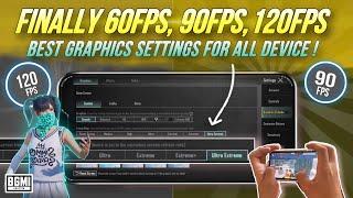 BGMI 90fps / 120fps Unlock | Best Graphics Settings For BGMI 3.3.1 Update | Low Device Settings