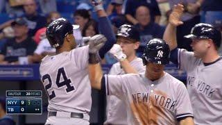 NYY@TB: Young's grand slam gives Yankees a 9-0 lead