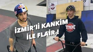 İZMİR'Lİ KANKİM İLE FLAİR (YAN TAKLA) ATMAK ! BMX