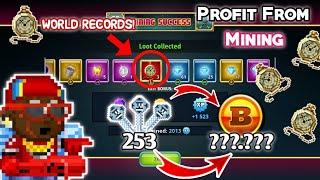 INSANE!! PROFIT FROM MINING LVL 5 (AUTO RICH) 2021  | Pixel Worlds