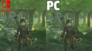 The Legend of Zelda Breath of the Wild  Native Resolution vs 4K Resolution (Yuzu Ryujinx) RX 6700 XT