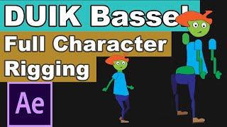 DUIK Bassel Full Character Rigging and Walk Cycle