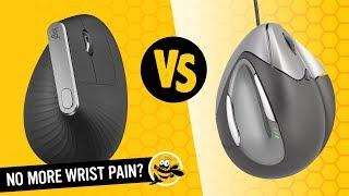 Logitech MX Vertical Mouse vs. Evoluent VM4R Vertical Mouse