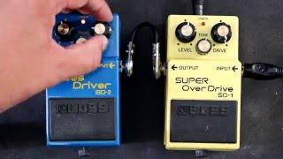 Pedal BOSS Blues Driver BD-2 VS BOSS Super Over Drive SD-1 pedal comparison