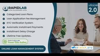 RapidLab v2.0 - Online Loan Management System - Nulled