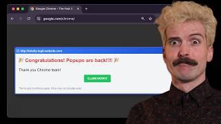 Chrome is bringing back popups (and they're kinda cool)