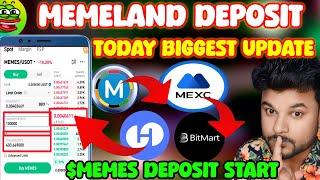 Memeland Today New Update l Memeland Token Deposit in 31st Dec l Memeland Biggest Update l $memes